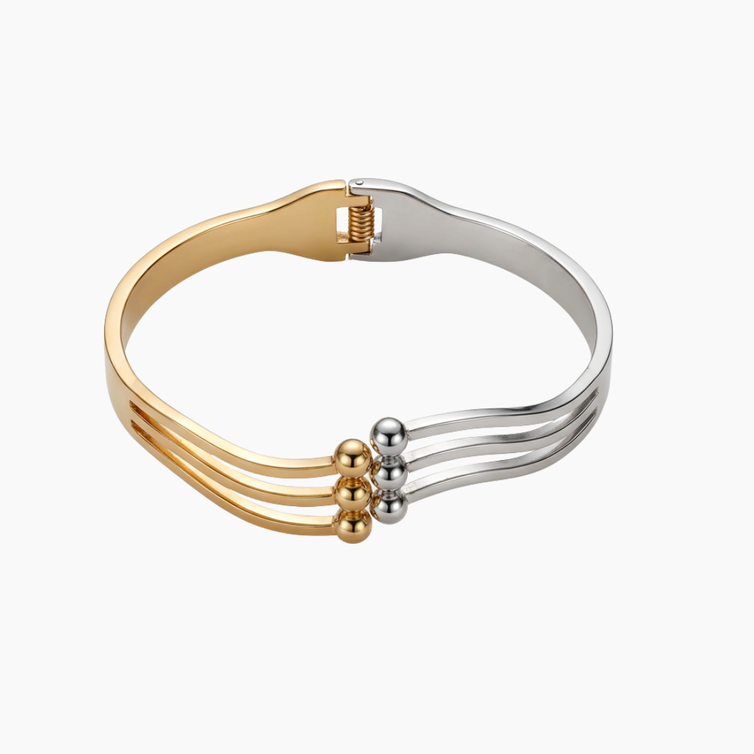 Plume Bracelet - Two-Tone