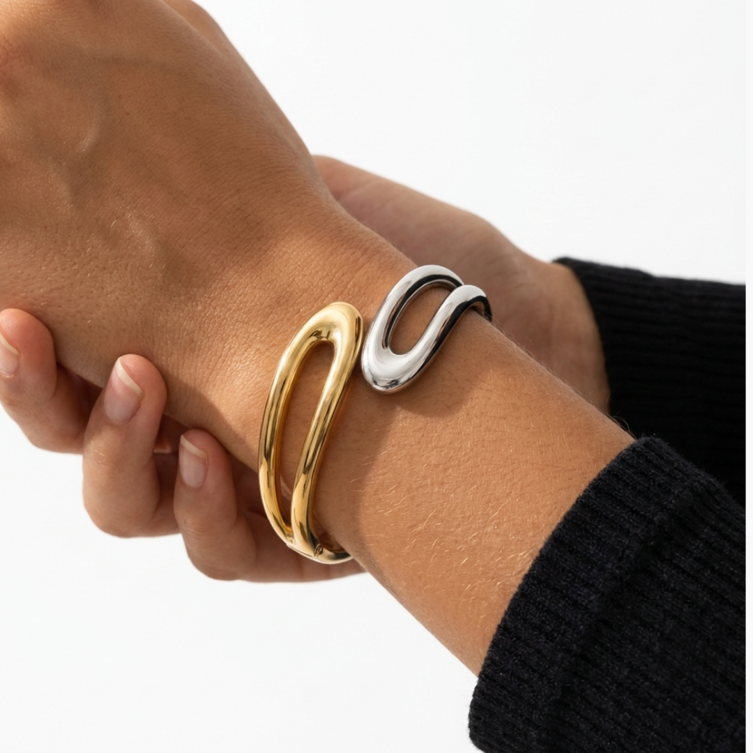 Onde Bracelet - Two-Tone