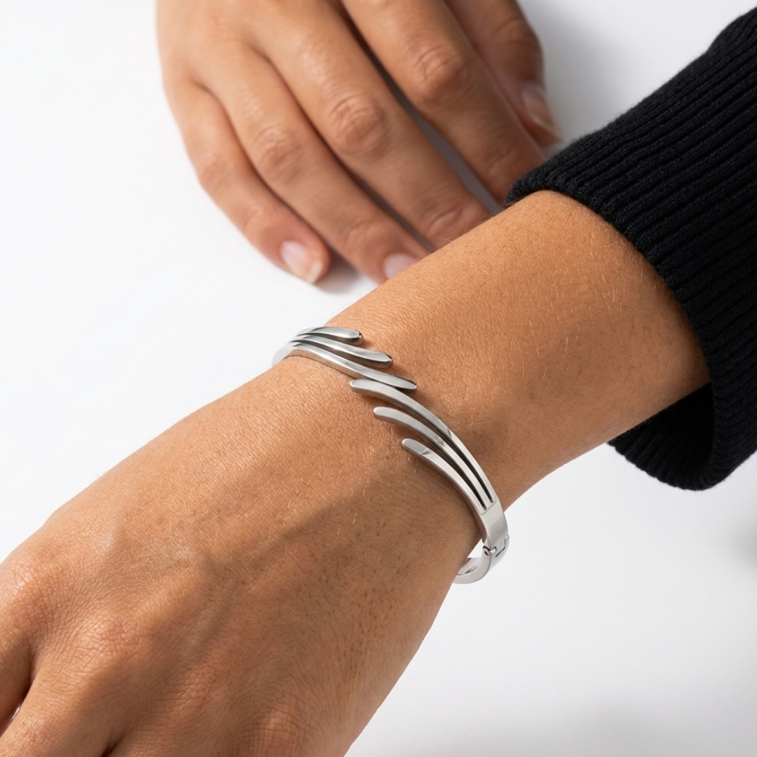 Plume Bracelet - Silver