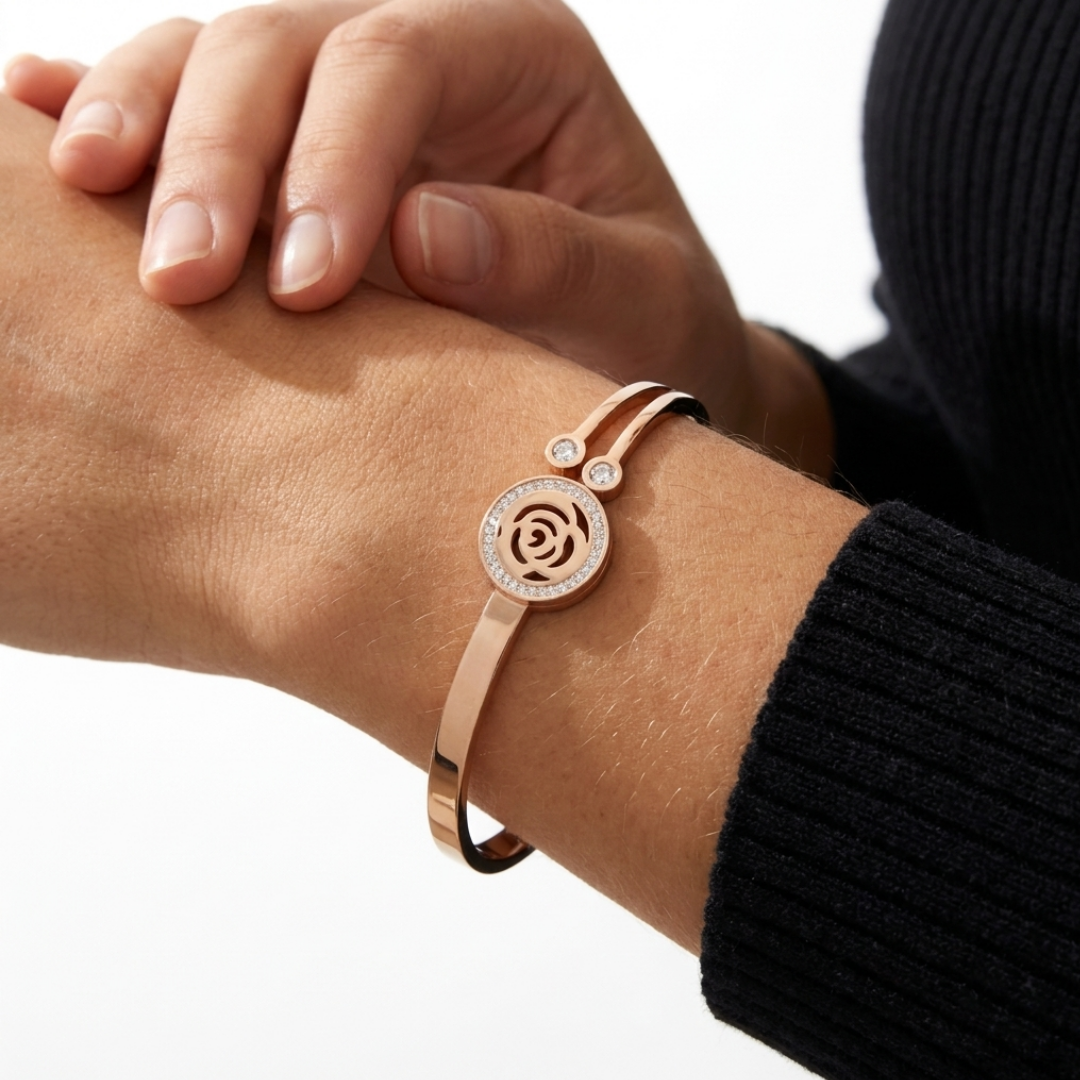 Rosace Bracelet - Rose Gold
