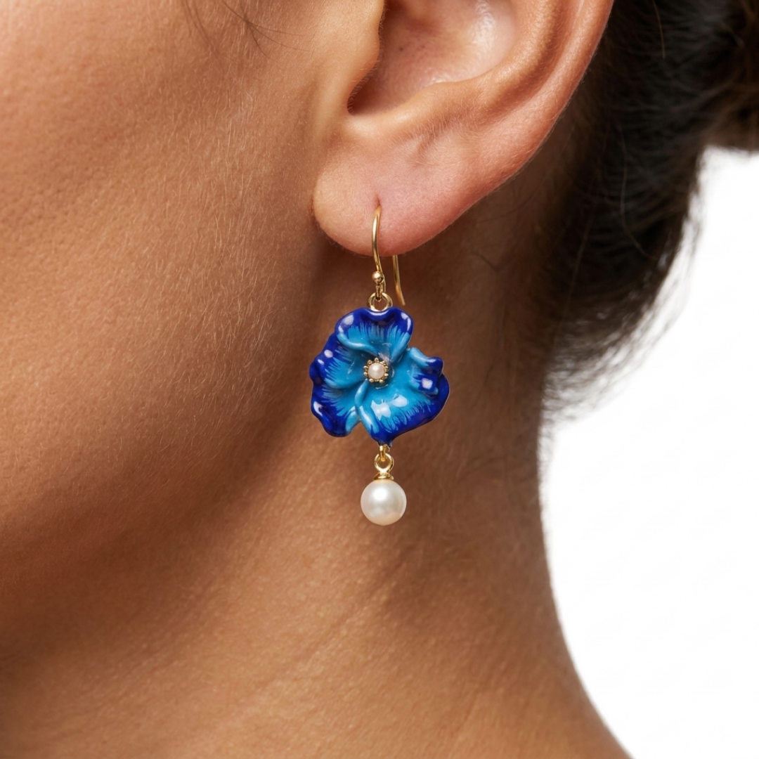 Pensée Earrings