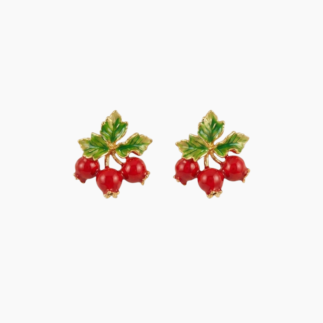 Groseille Earrings