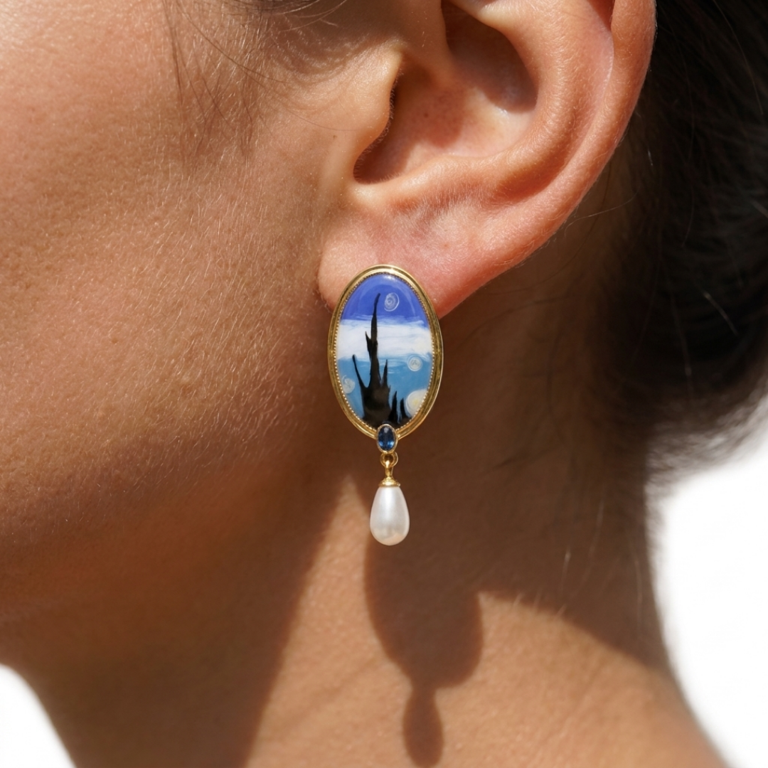 Cyprès Earrings