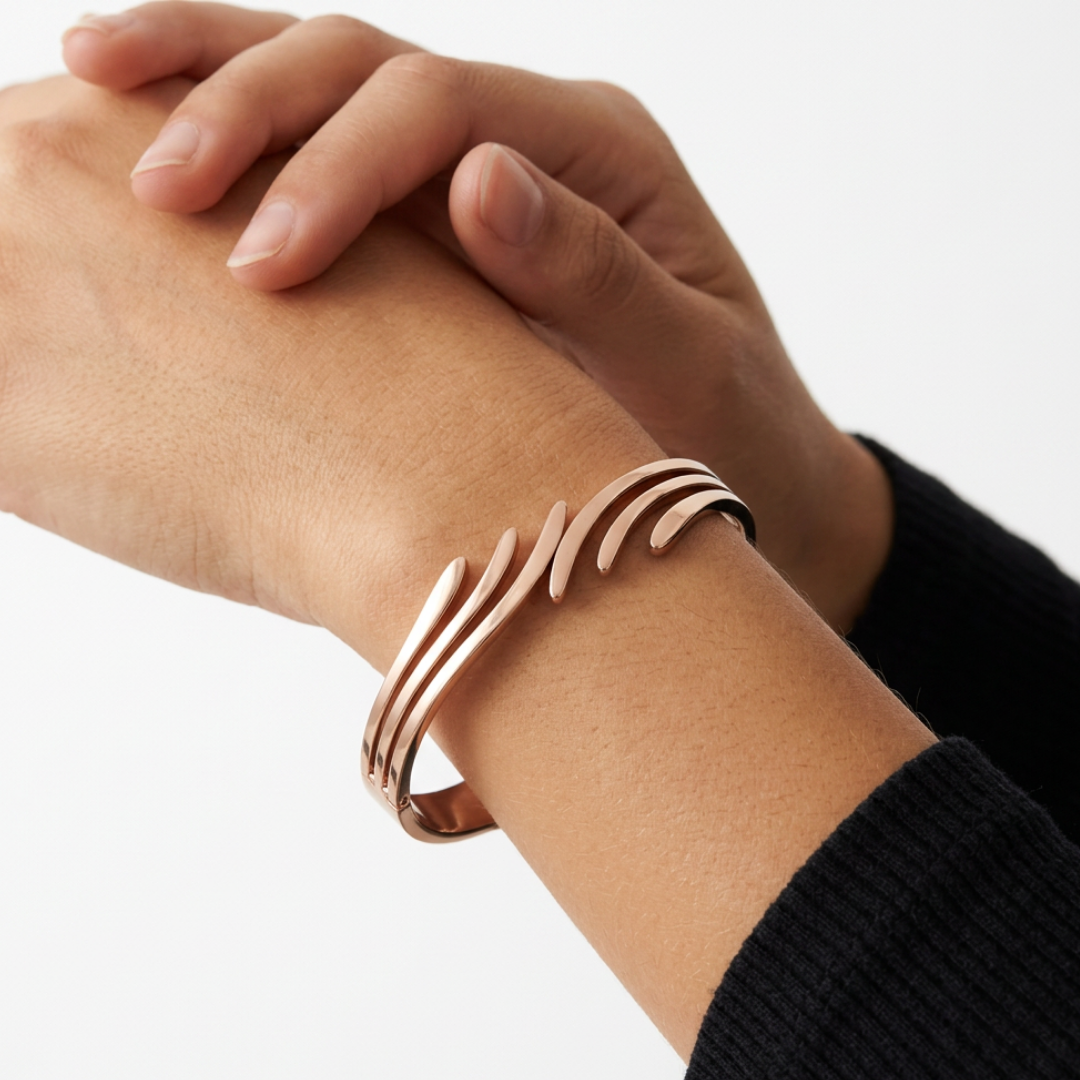 Plume Bracelet - Rose Gold